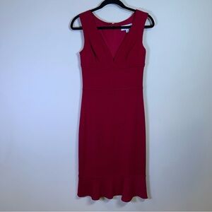 St. John Evening Red Gown Size 2